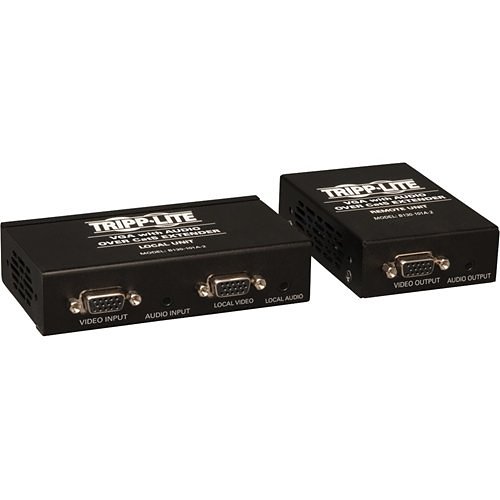 Tripp Lite VGA & Audio over Cat5/Cat6 Video Extender Kit Transmitter Receiver TAA GSA