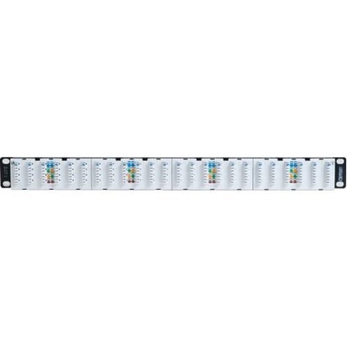 ICC ICMPP0246B Patch Panel, CAT6a, 24-Port, 1 Rms