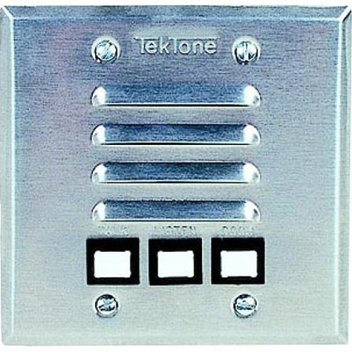 TekTone 2-Gang Stainless 4-Wire Apt. Station
