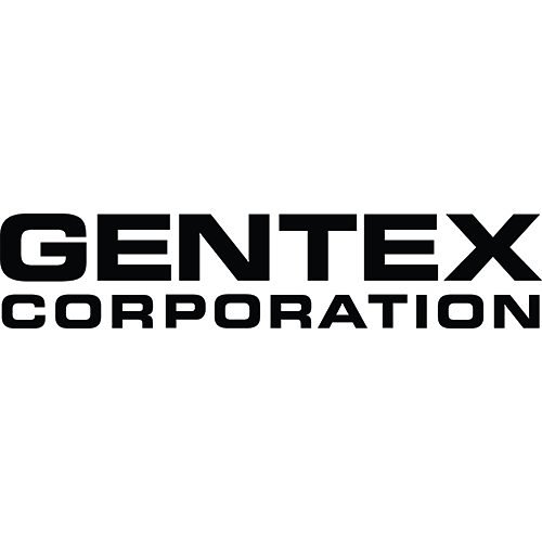 Gentex GCSB24PCR GCS Colored Lens Low Profile Evacuation Strobe, Ceiling Mount, 24V DC, 15/150 cd, No Marking, Blue Lens, Red