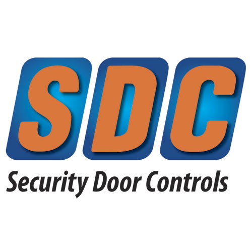 SDC HDB350V Single Glass Door Mounting Kit, for 350 Narrow Line EMLock, Satin Aluminum Clear Anodized