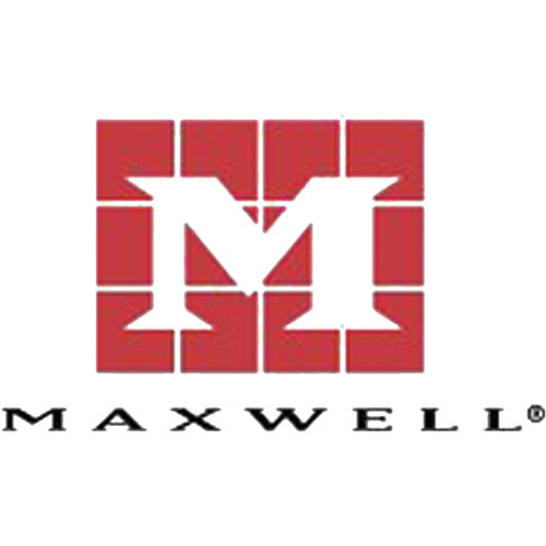 Maxwell DY-103 Decal 4"x 3" Outside Mount, 100-Pack Red and Black