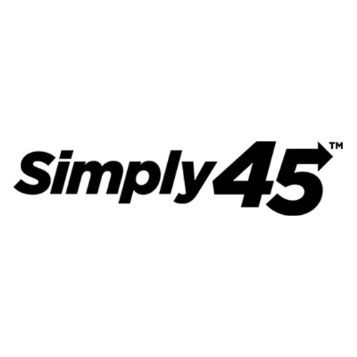 Simply45 S45-0111 Standard RJ11/RJ12 Modular Plugs, Clear, 100-Pack