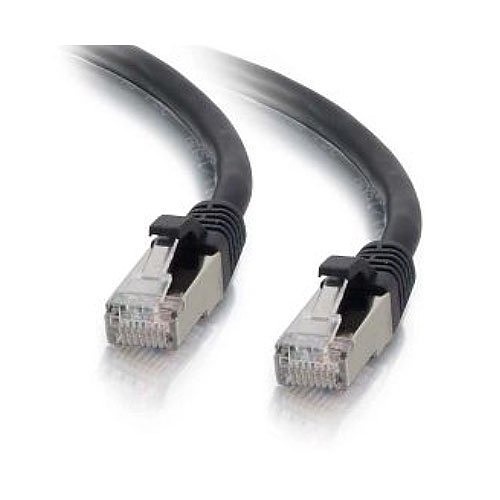 C2G CG00814 CAT6a Snagless Shielded (STP) Ethernet Network Patch Cable, 7' (2.1m), Black