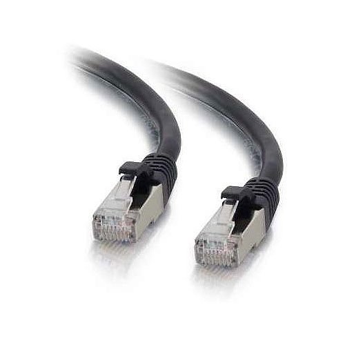 C2G CG00818 CAT6a Snagless Shielded (STP) Ethernet Network Patch Cable, 12' (3.7m), Black