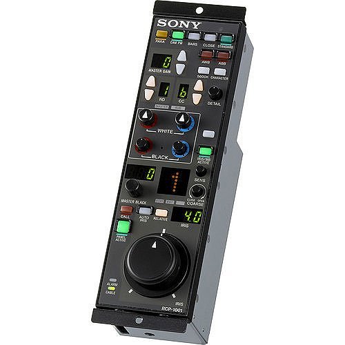 Sony Pro RCP-1001 Simple Remote Control Panel for HDC, HSC, HXC Series Cameras, Dial Type, 6 Units in 19" EIA Rack