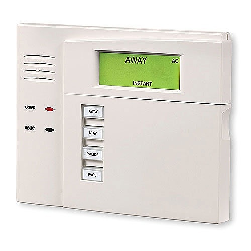 Honeywell Home 6151C Fixed Language Display Keypad with One Integrated Hardwired Zone, English