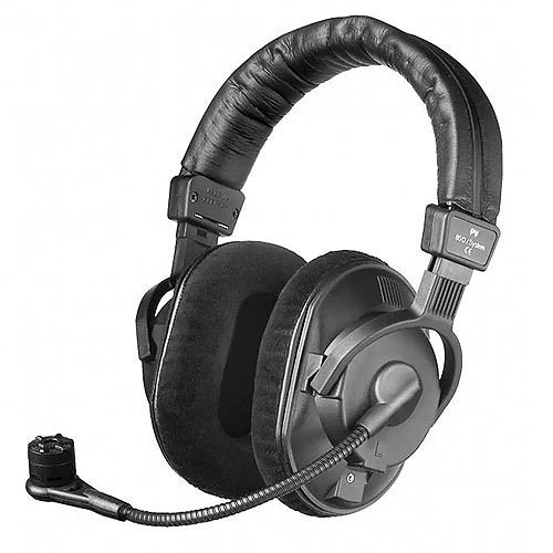 beyerdynamic DT 297 PV MK II 80 Ohms Headset with Condenser Microphone for Moderation, Closed, Black