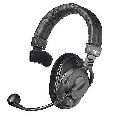 beyerdynamic  DT 280 MK II 250 Ohm Single-Ear Headset with Dynamic Microphone for Broadcast and Intercom, Closed, Black