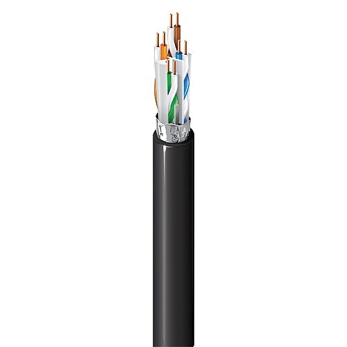 Belden 10GX53F0091000 10GX CAT6A Enhanced Cable, 4P, F/UTP, CMP, 1000' (304.8m) Reel, White