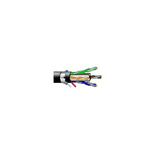 Belden 10GX63F 0091000 CAT6A Enhanced Premise Horizontal Cable (625MHz), 4 Bonded Pairs, 23AWG Solid Bare Copper Conductors, F/UTP, 1000' (304.8m), White