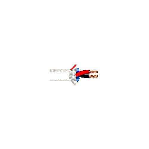 Belden 6500PE 009Z500 Security and Commercial Audio Cable Plenum-CMP, 2-22AWG, 500' (152.4m), White