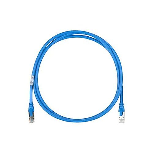 Belden C6F1106025 CAT6+ 24/4 Pair Solid Shielded Patch Cable, Bonded-Pair, CMR, T568A/B-T568A/B, 25' (7.6m), Blue