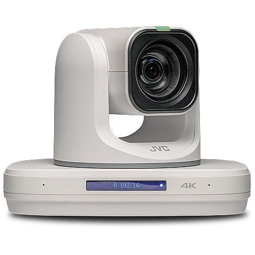 JVC KY-PZ510NWU Ultra Wide Angle 4k60P NDI, HEVC Auto-Tracking PTZ Camera with 3G-SDI, HDMI, USB, IP Output, White