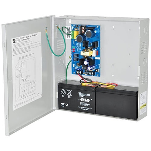 Altronix AL400ULXPD8CB Power Supply Charger, 8 Fused Outputs, 12/24VDC at 4A, 115VAC, Enclosure, Grey