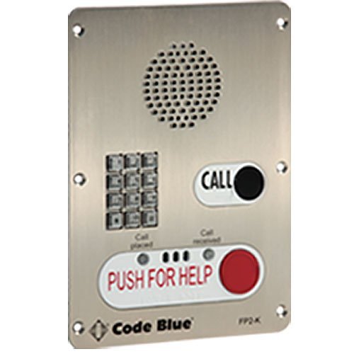 Code Blue 55101 Ls1000-S Single Button IP Speakerphone, White