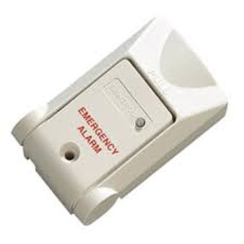Kidde 3045CT-W Edwards Signaling 3045CT-W Panic Switch, -40 to 150 F temp range, ABS plastic, 100V op voltage, 0.5A, 7.5VA/W, SPST, white #6 screw terminal.