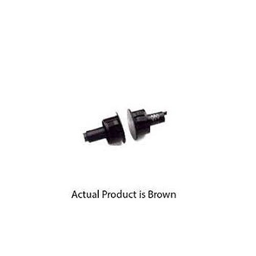 GRI 184-12-BL 184 Series 1" Steel Door Recessed Switch Set, Standard Gap, 10W, 200VDC, 0.40 Amp, Closed Loop, N/O, A, & U.L. 10C Fire Rated Black