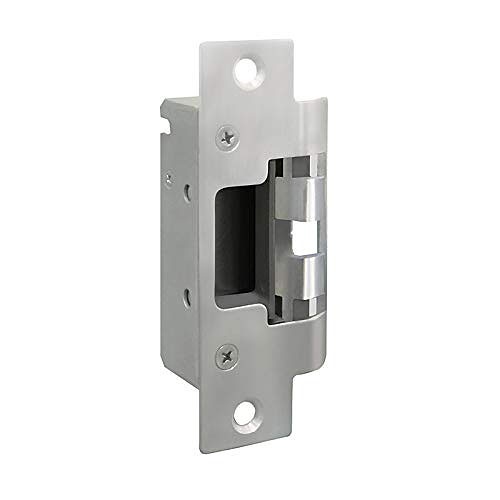 HES 805-630 8000 Series Radius Corners and Flat Faceplate for Cylindrical Locksets, 9" x 1-3/8", Satin Stainless Steel