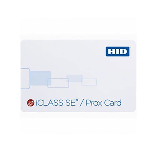 HID 3150RGGMNM iCLASS 2k SE + Prox Card, iCLASS with SIO, 125 kHz Programmed with HID or Indala Format, Glossy Front and Back, 13.56 MHz iCLASS and 125 kHz Sequential Matching Numbering, No Slot