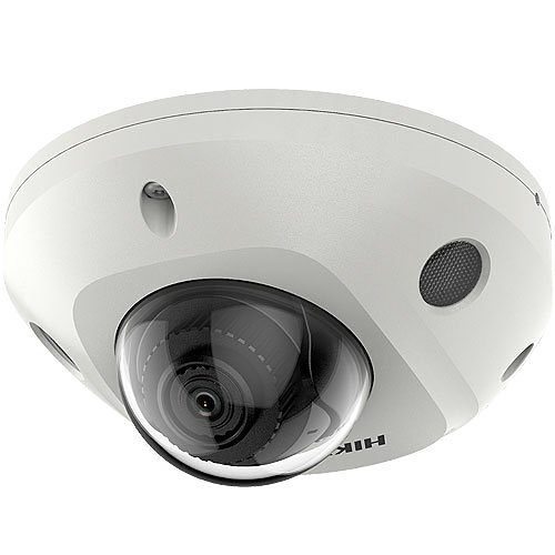 Hikvision DS-2CD2523G2-IS 2MP AcuSense Built-in Mic Fixed Mini Dome IP Camera, 2.8mm Lens