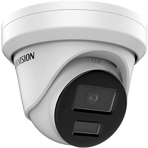 Hikvision DS-2CD2323G2-IU AcuSense 2MP Fixed Turret IP Camera, 4mm Lens, White(Replaces DS-2CD2343G0-I)