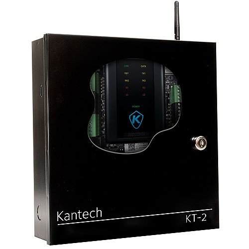 Kantech KT-2-M KT-2 Two-Door IP Controller with Metal Cabinet (Power Supply and Battery Not Included)