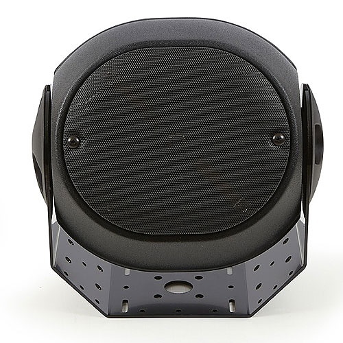 Leon TR60-70V-BLK Terra Outdoor Speaker with 6.5" ACAD Cast Frame Woofer, Co-Axially Mounted Titanium .75" Dome Tweeter, 70V, Black