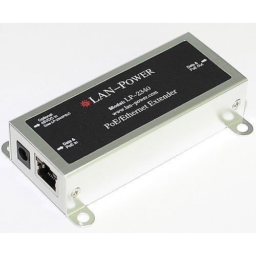 LAN Power LP-2340 1-Channel PoE & Ethernet Data Extender-10/100Mbs