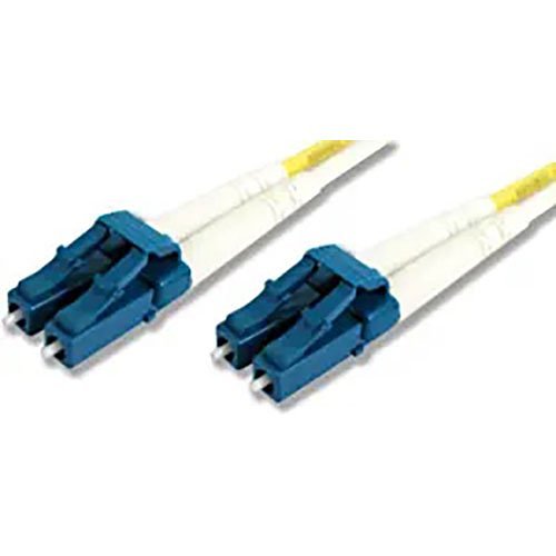 Lynn Electronics LCLCDUPSM-10M Optilink SM Duplex LC/LC Fiber Optic Patch Cable, Yellow, White, 10 Meter