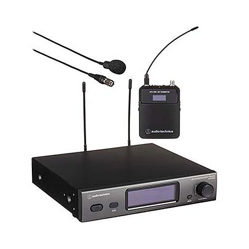 Audio Technica ATW-3211/831 3000 Series Wireless Lavalier Microphone System, DE2 Band