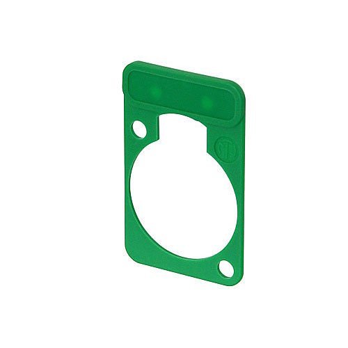 Neutrik DSS-GREEN Labeling Plate for D-Shape Connectors, Green