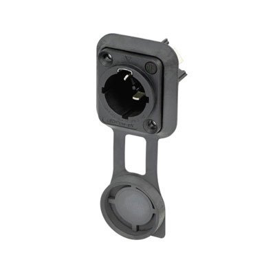 Neutrik NAC3MPX-TOP powerCON TRUE1 TOP Appliance Inlet Connector, 1/4" Flat Tab Terminals