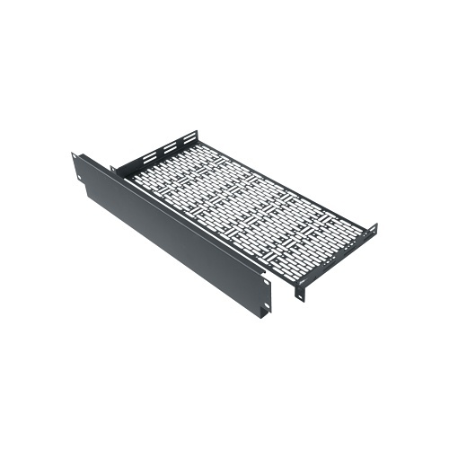 Middle Atlantic UFA-8-F2 1 RU UFA Universal Face-After Small Device Rackshelf, 8" D with 2 RU Faceplate