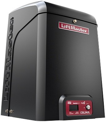 LiftMaster CSL24ULWK 24VDC High-Traffic Commercial Slide Gate Operator for Gates Up to 50ft and 1,500lbs