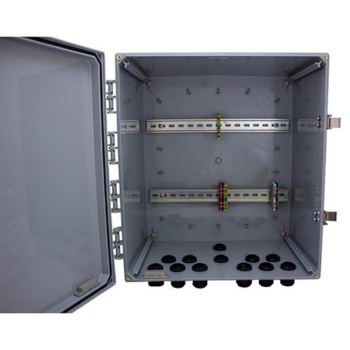 Transition Networks OCA-P181610 Cabinet Outdoorswitch Enclosure Assembly Poly-Carbonate 18x16x10