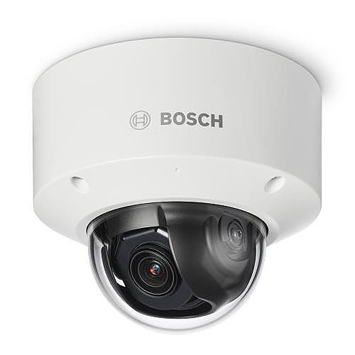 Bosch NDV-8504-R FLEXIDOME 8000I Series 8MP PTRZ Fixed IP Dome Camera, 3.9mm-10mm, White