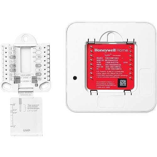 Honeywell Home TH6320ZW2007/U�Z-Wave T6 Pro Programmable Thermostat with SmartStart, Low Voltage, UWP Mount, White