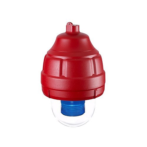 Federal Signal FSEX-24PMR-MOD Explosion Proof Strobe Light, 4-Wire, In-Rush Limited, Red