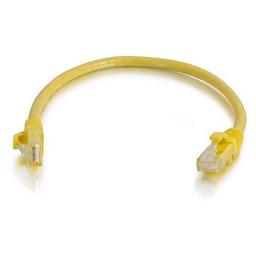 Quiktron 576-115-015 Q-Series CAT6 Patch Cords, Booted, 15' (4.5m), Yellow
