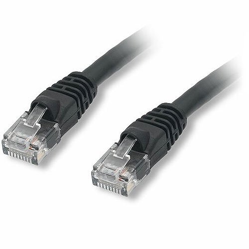 Comprehensive CAT5-350-7BLK CAT5e Patch Cable, 350 MHz, Snagless, 7' (2.1m), Black