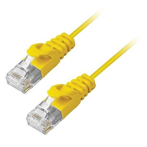 Comprehensive MCAT6-10PROYLW MicroFlex Pro AV/IT CAT6 Patch Cable, Snagless  10' (3.0m), Yellow
