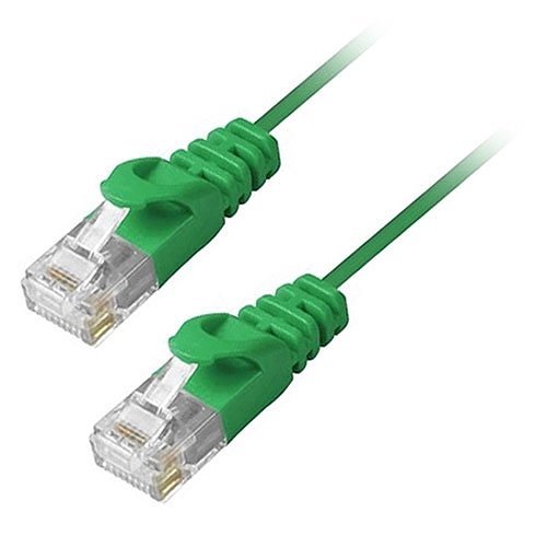 Comprehensive MCAT6-5PROGRN MicroFlex Pro AV/IT CAT6 Patch Cable, Snagless  5' (1.5m), Green