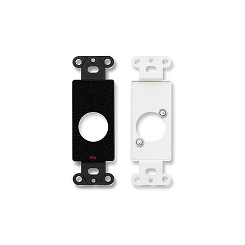 RDL DB-D1 Single Connector Plate for Standard & Specialty Connectors, Black