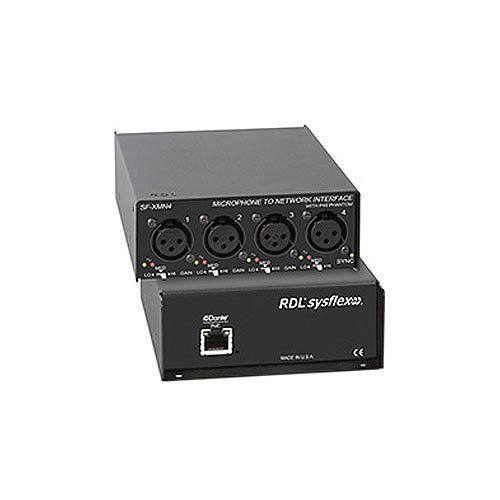 RDL SF-XMN4 Dante Microphone to Network Interface