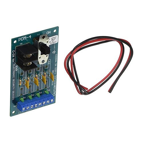 Securitron PDB-4C1 Power Distribution Board, 4 PTC Polyswitch Output, 1 Amp Each