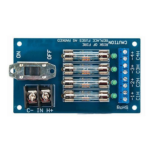 Securitron PDB-8F1 Power Distribution Board, 8 Fused Outputs, 1 Amp Each