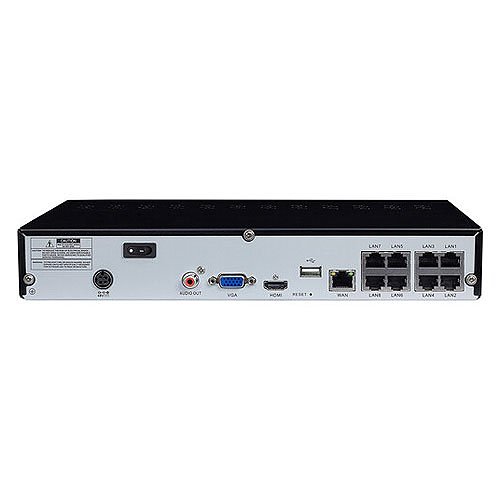 Speco ZIPN8T2 8-Channel Analytic Surveillance Kit with 5MP IP Cameras