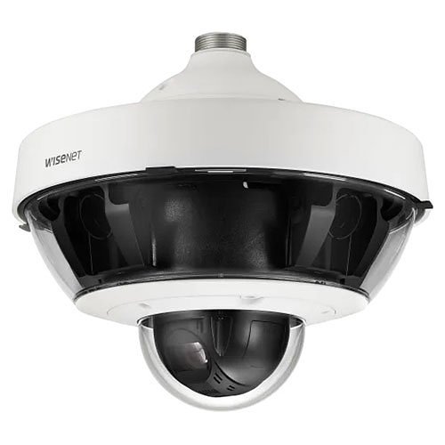 Hanwha PNM-9322VQP Wisenet P-Series 2/5MP 5-Channel PTZ Multi-Directional Camera, 2.4-12mm Fixed Lens Options