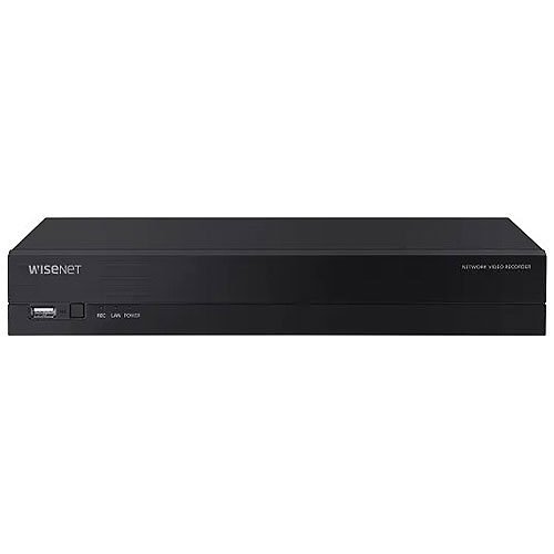 Hanwha XRN-420S Wisenet X-Series 4K 4-Channel NVR with AI Search, 50Mbps, HDD Not Included